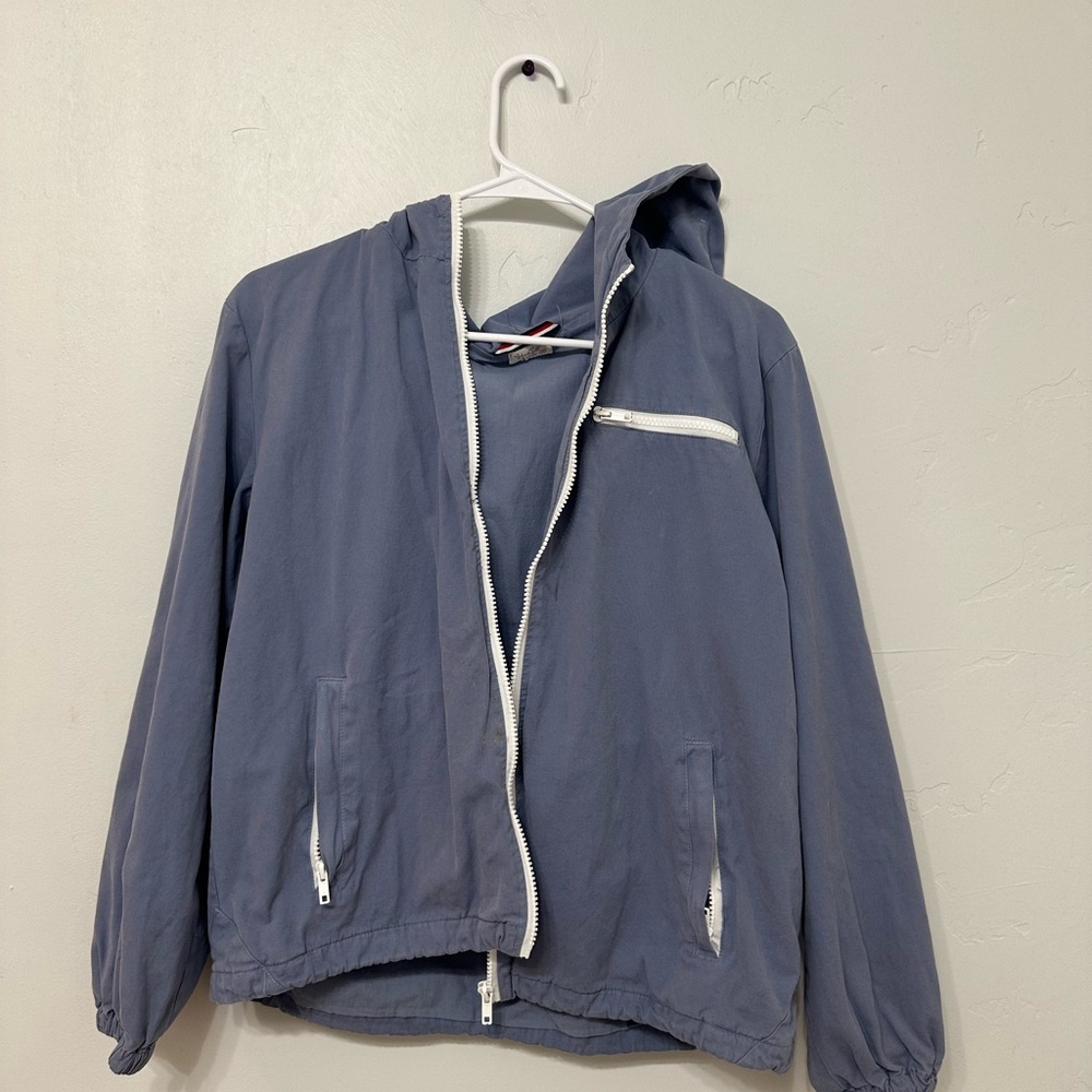 Brandy Melville Blue Long Sleeve Jacket Size Medium